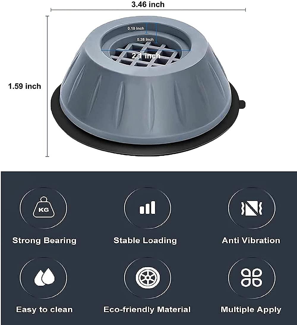 Anti Vibration Pad- 4 Pcs Shock Proof Feet | š„Flat 50% off Saleš„