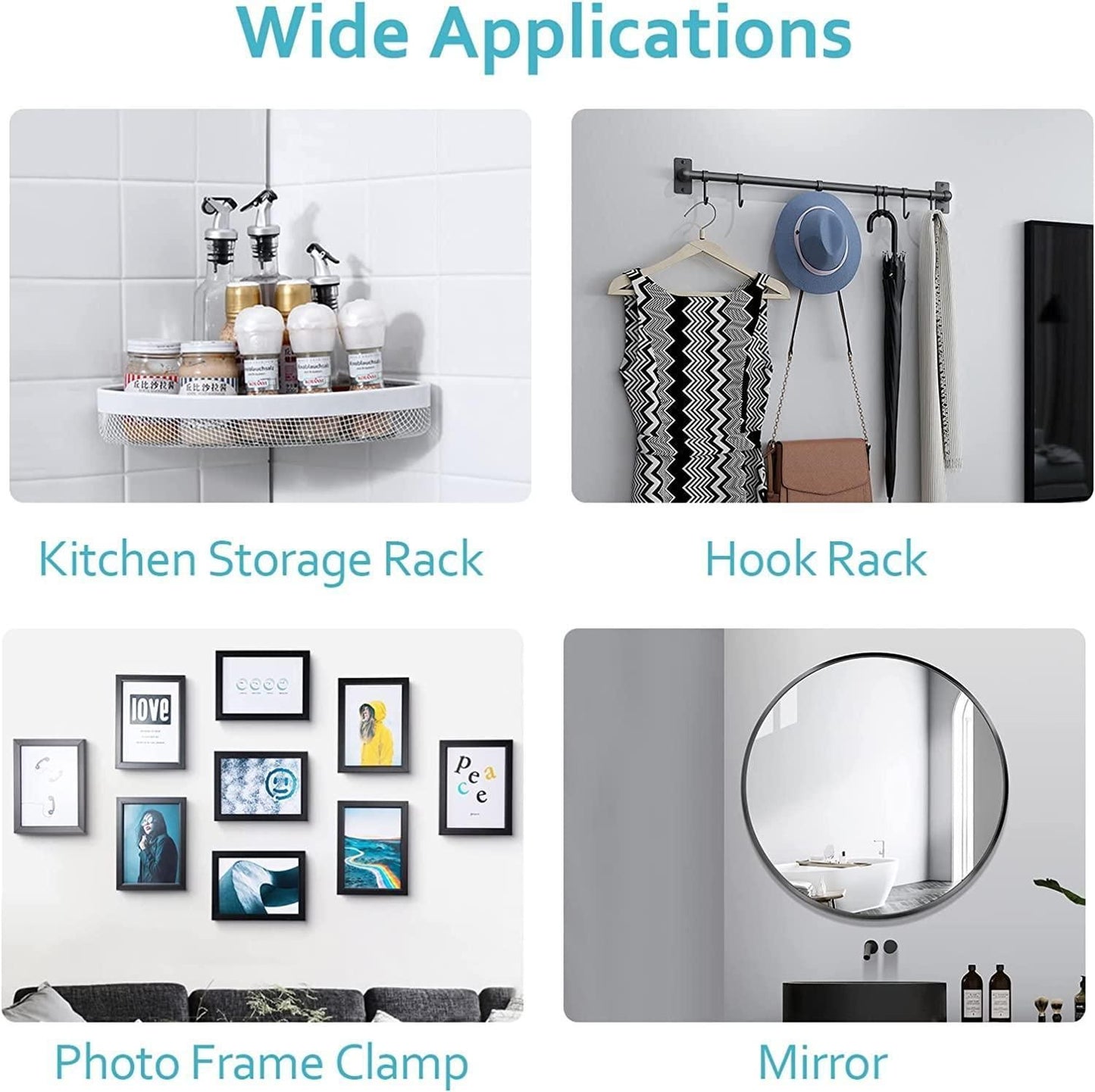 Wall Mount Screw Hooks (10 Pcs) (20 Pcs) (30 Pcs) | 🪝Jaw Dropping Prices🪝