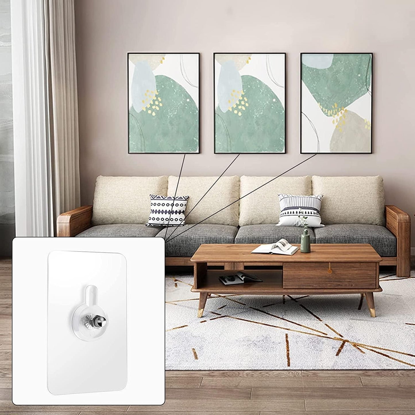 Wall Mount Screw Hooks (10 Pcs) (20 Pcs) (30 Pcs) | 🪝Jaw Dropping Prices🪝