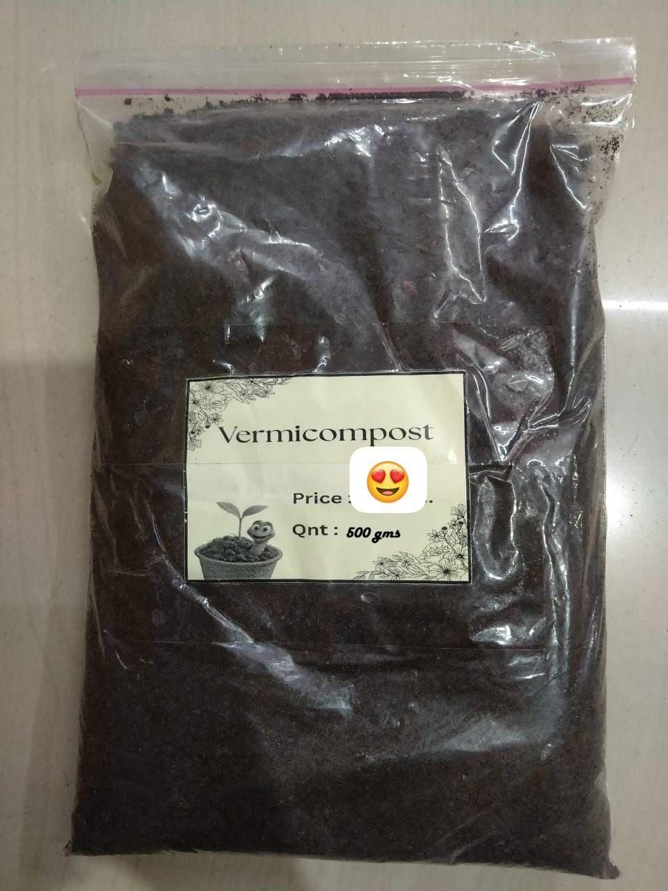 Organic Vermicompost 500gm | 🔥Flat 60% Off Sale!🔥