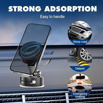 Vacuum Magnetic Suction Phone Holder | 🔥Flat 50% Off Sale🔥