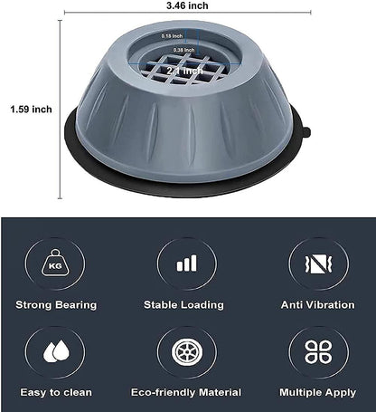 Anti Vibration Pad- 4 Pcs Shock Proof Feet | 🔥Flat 50% off Sale🔥