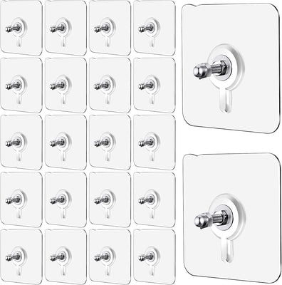 Wall Mount Screw Hooks (10 Pcs) (20 Pcs) (30 Pcs) | 🪝Jaw Dropping Prices🪝
