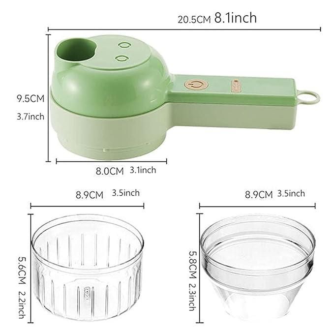 4 in 1 Portable Electric Vegetable Cutter Set | 🔥Flat 50% Off Sale!🔥