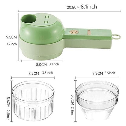 4 in 1 Portable Electric Vegetable Cutter Set | 🔥Flat 50% Off Sale!🔥