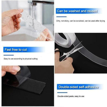 Multipurpose Double Sided Grip Tape (3 Meter, Pack of 2) | 🔥Flat 40% Off Sale!🔥
